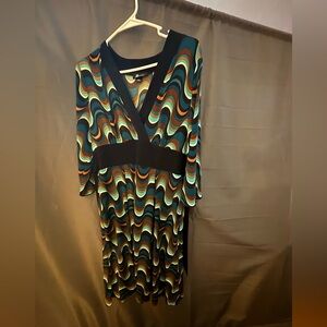 Pre-Loved Stylish Multicolor Women’s Dress Size Large